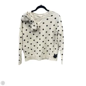 HighElasticity Fiber Polish Glow Sweatshirt Designer By Kate Spade In Polkadot Pattern, Size: Xs