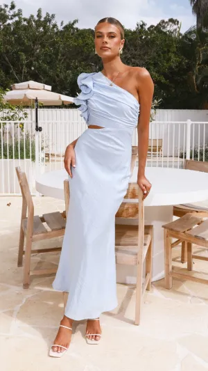 The elegant design of this maxi dress adds a refined touch to your wardrobe without being overly complicated Amina Maxi Dress - Blue