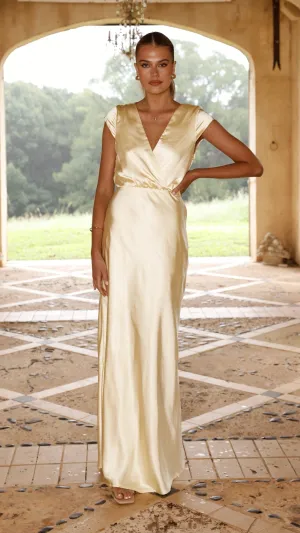 Selma Maxi Dress - Yellow Ethnic Vibe