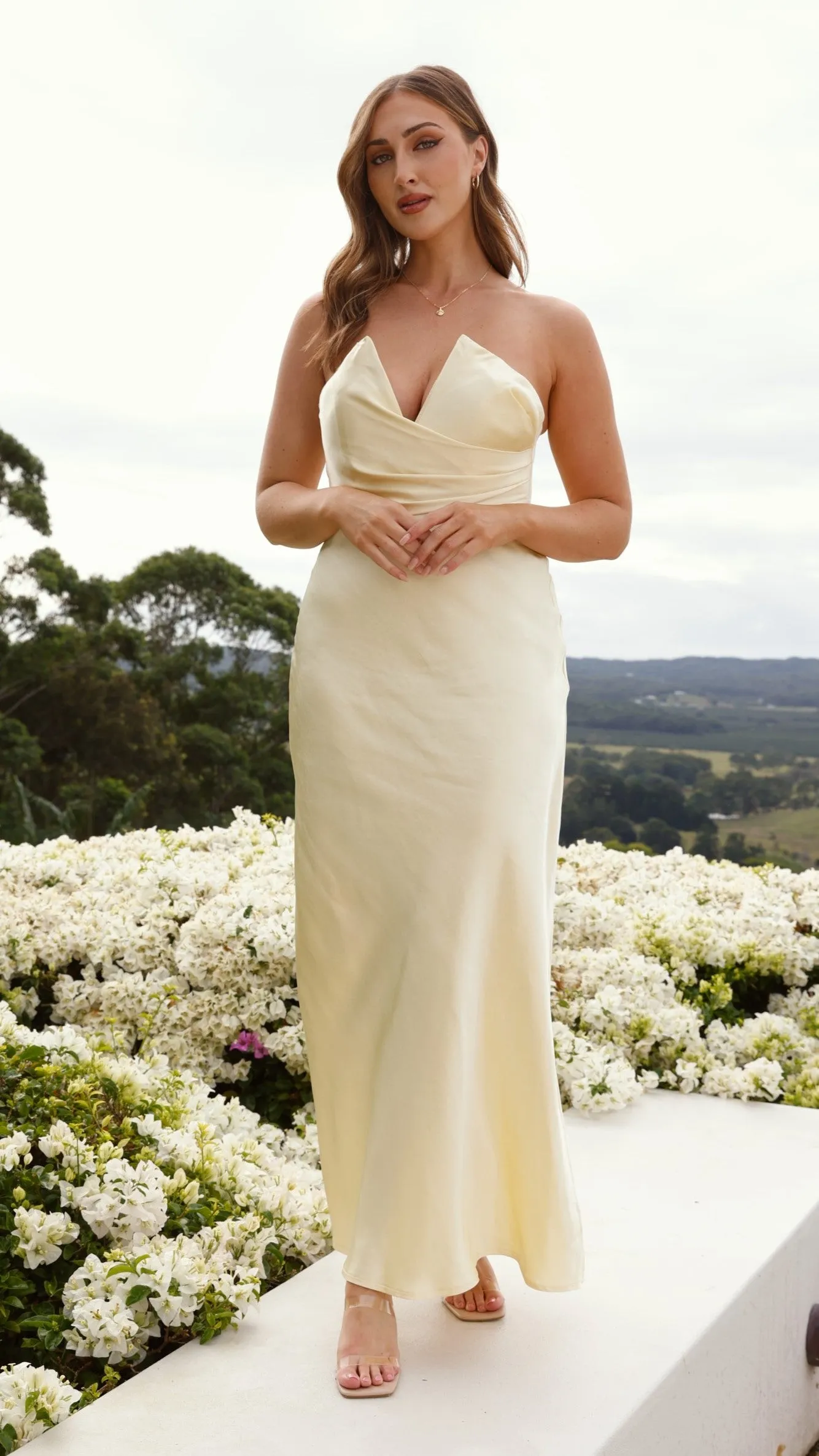 Orange Heat Valerie Maxi Dress - Yellow