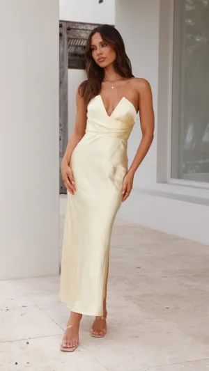 Resort Stay Valerie Maxi Dress - Yellow