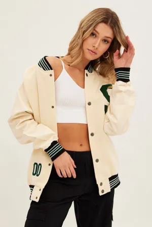 Sustainable Manufacturing Green Jacket Long Sleeve