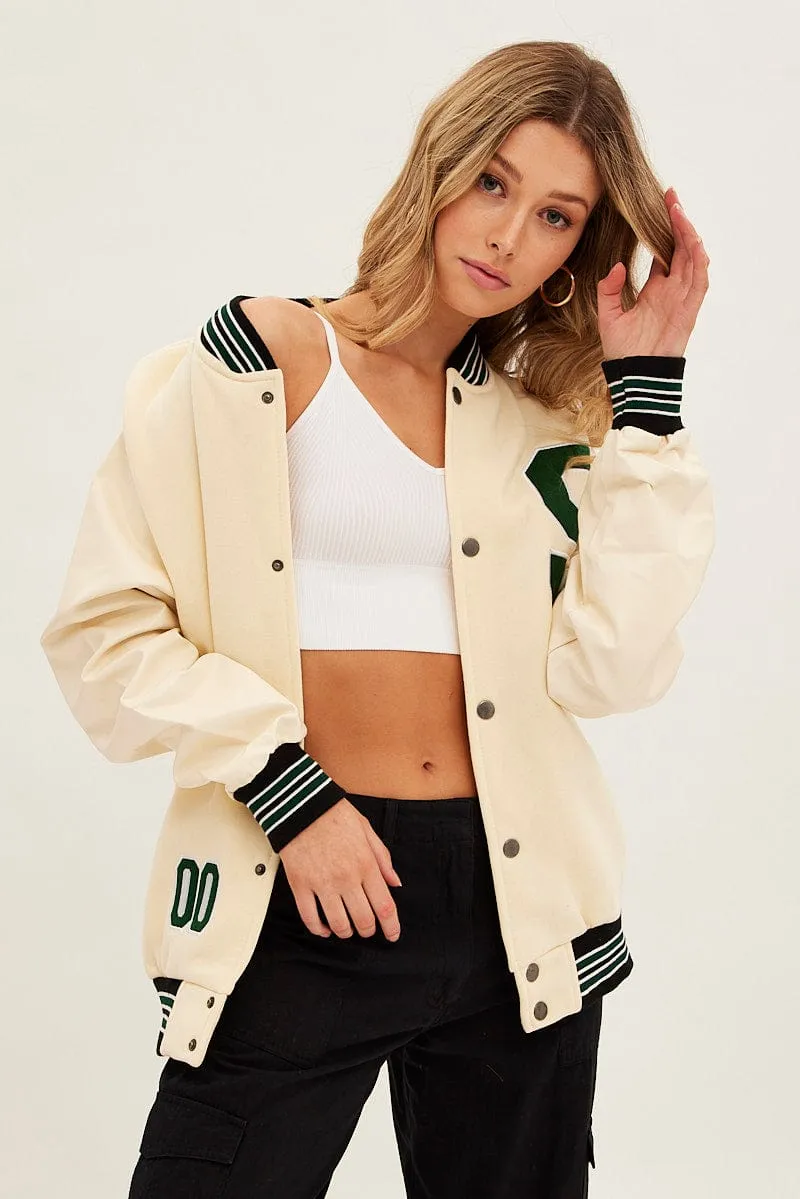 Sustainable Manufacturing Green Jacket Long Sleeve