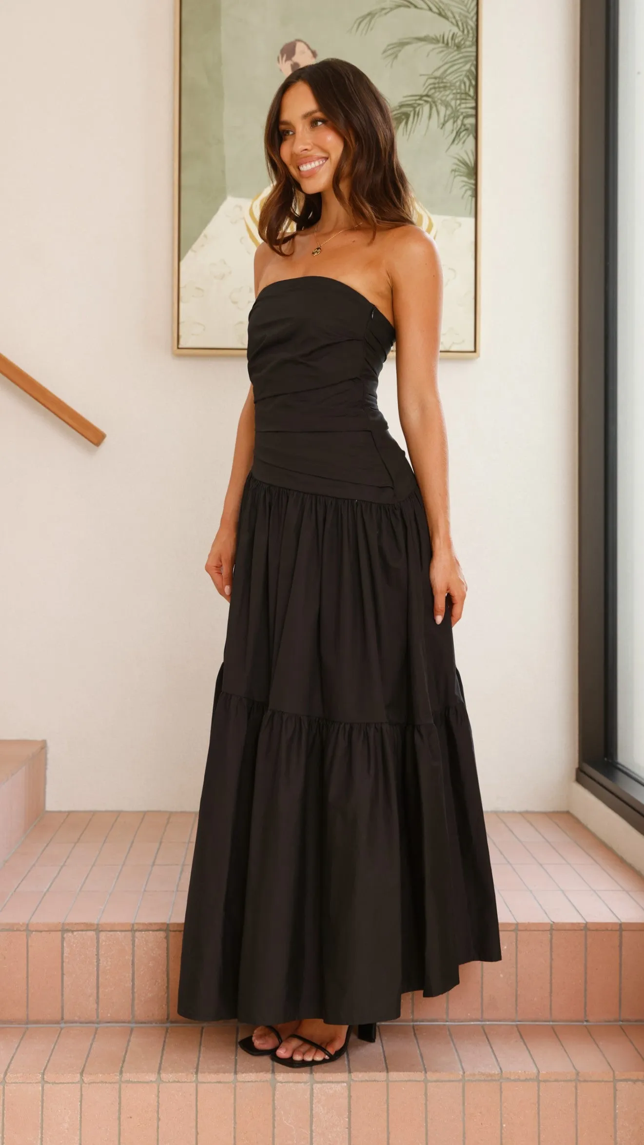Rail Glow Lola Maxi Dress - Black