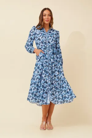 DONELLE FLORAL MIDI DRESS Sand Step
