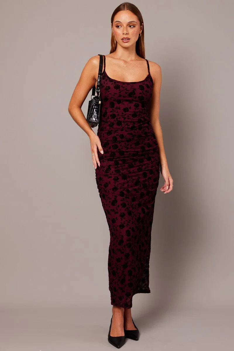Red Bodycon Dress Singlet lightweight pants
