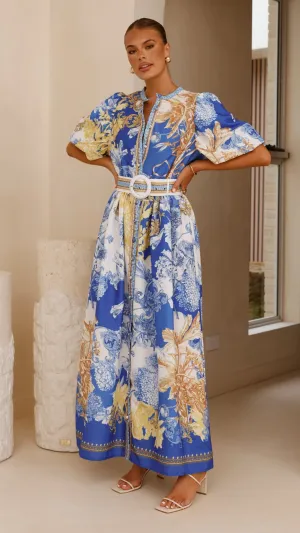 Olive Grove Vania Maxi Dress - Blue Doll