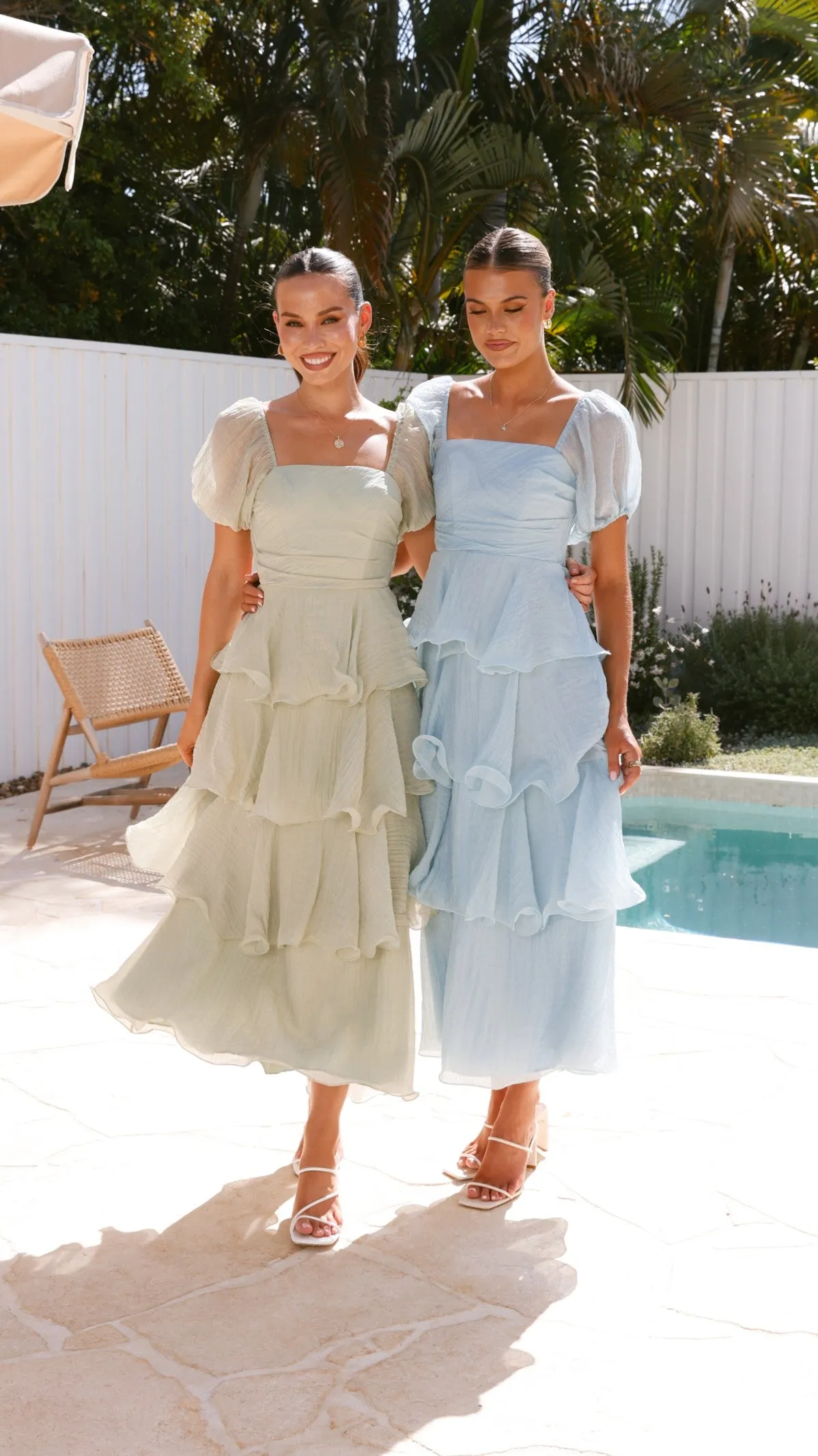 Herb Garden Lanelle Maxi Dress - Blue