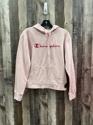 Business Outfit Sweatshirt Hoodie By Champion In Pink, Size: S
