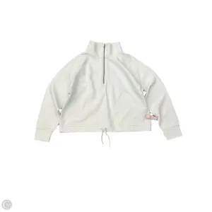 Vintage Style Athletic Sweatshirt Collar By Zella In Green, Size: L