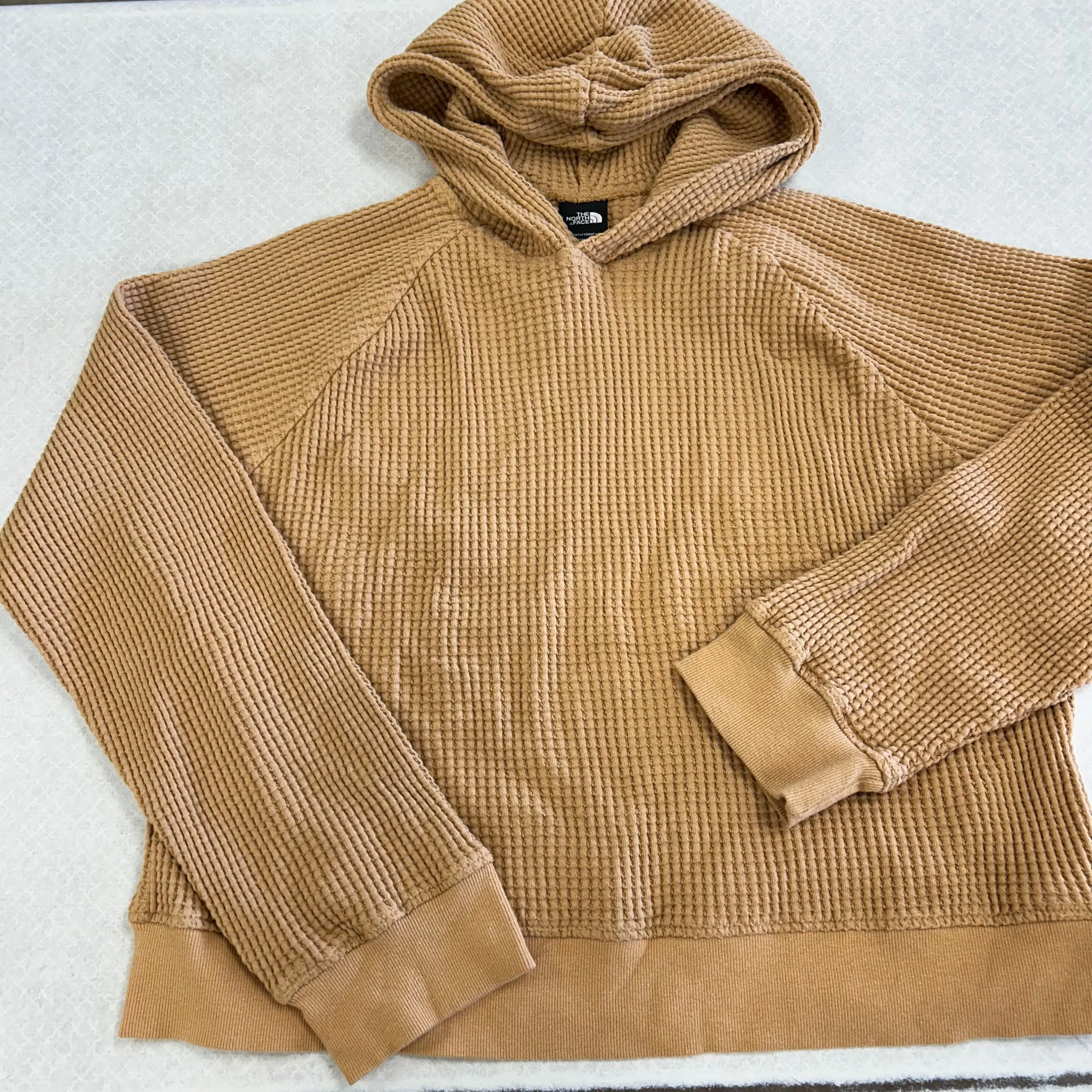 Athletic Sweatshirt Hoodie By The North Face In Tan, Size:M Stage Soul Earth Fit