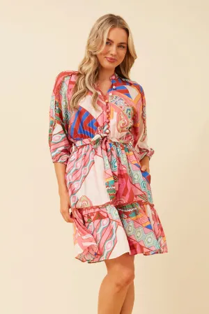 MachineWashable Tech Mood ERIS ABSTRACT PRINT DRESS