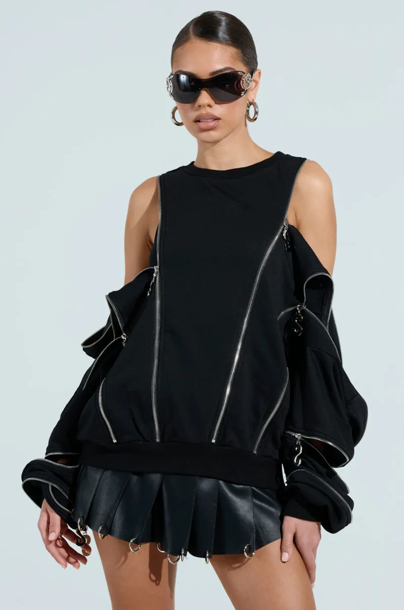 Warm and Cozy UNZIP ME SWEATSHIRT