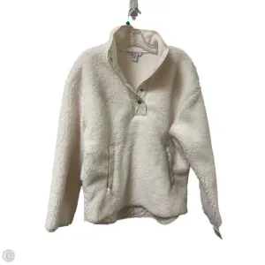 EcoCertifiedTextile New Day Athletic Sweatshirt Collar By Athleta In White, Size: M