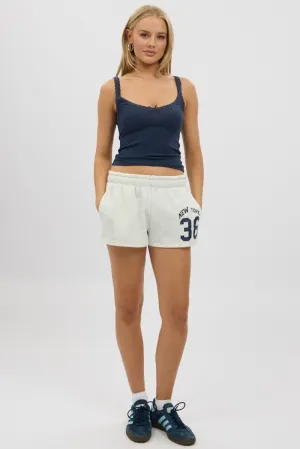 warm tones Grey Track Shorts Elasticated