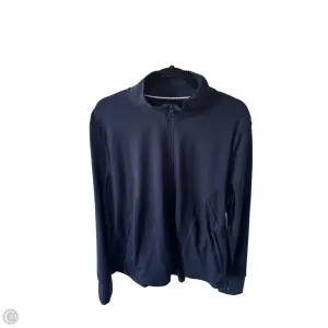 Sweatshirt Collar By Talbots In Navy, Size: Xl QuickDry Material