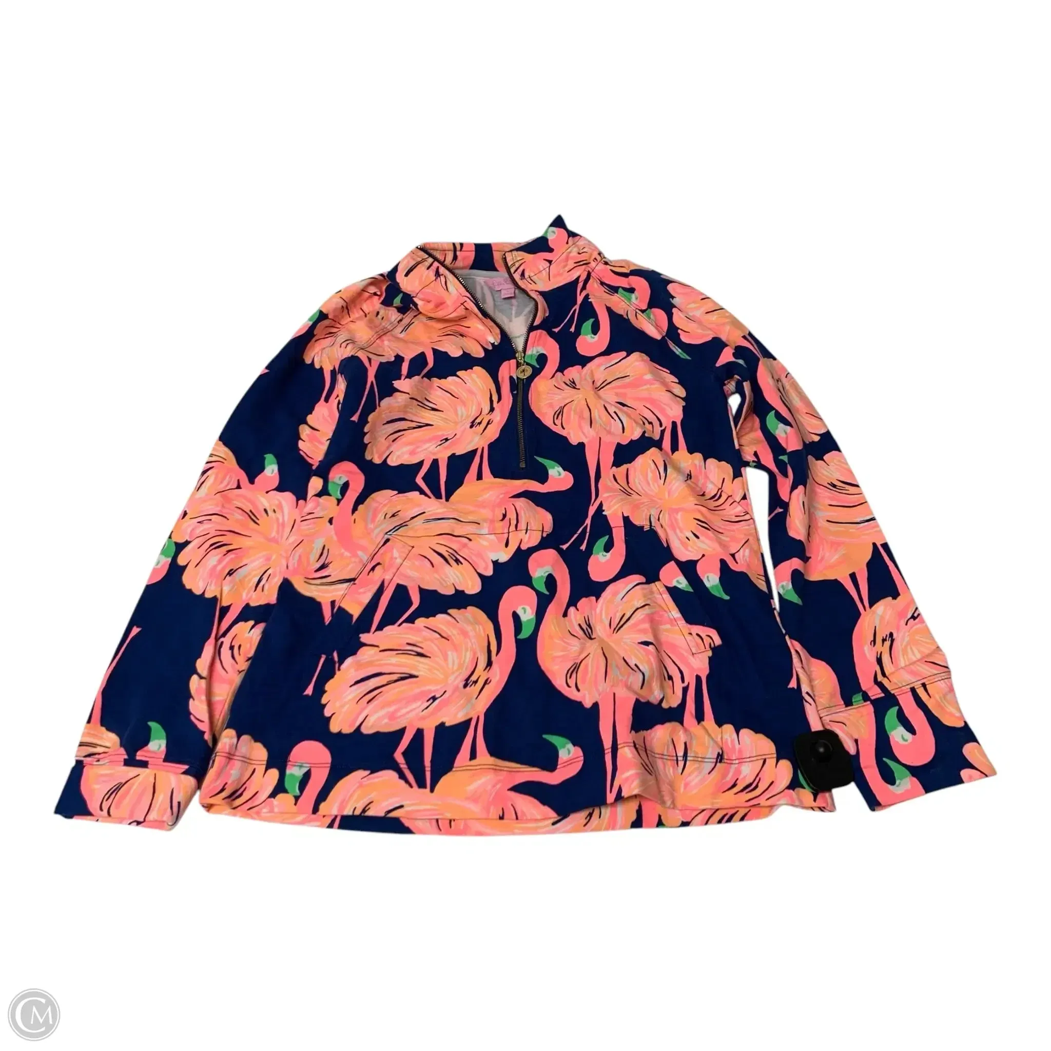 Sweatshirt Designer By Lilly Pulitzer In Blue & Pink, Size: S Winter Protection