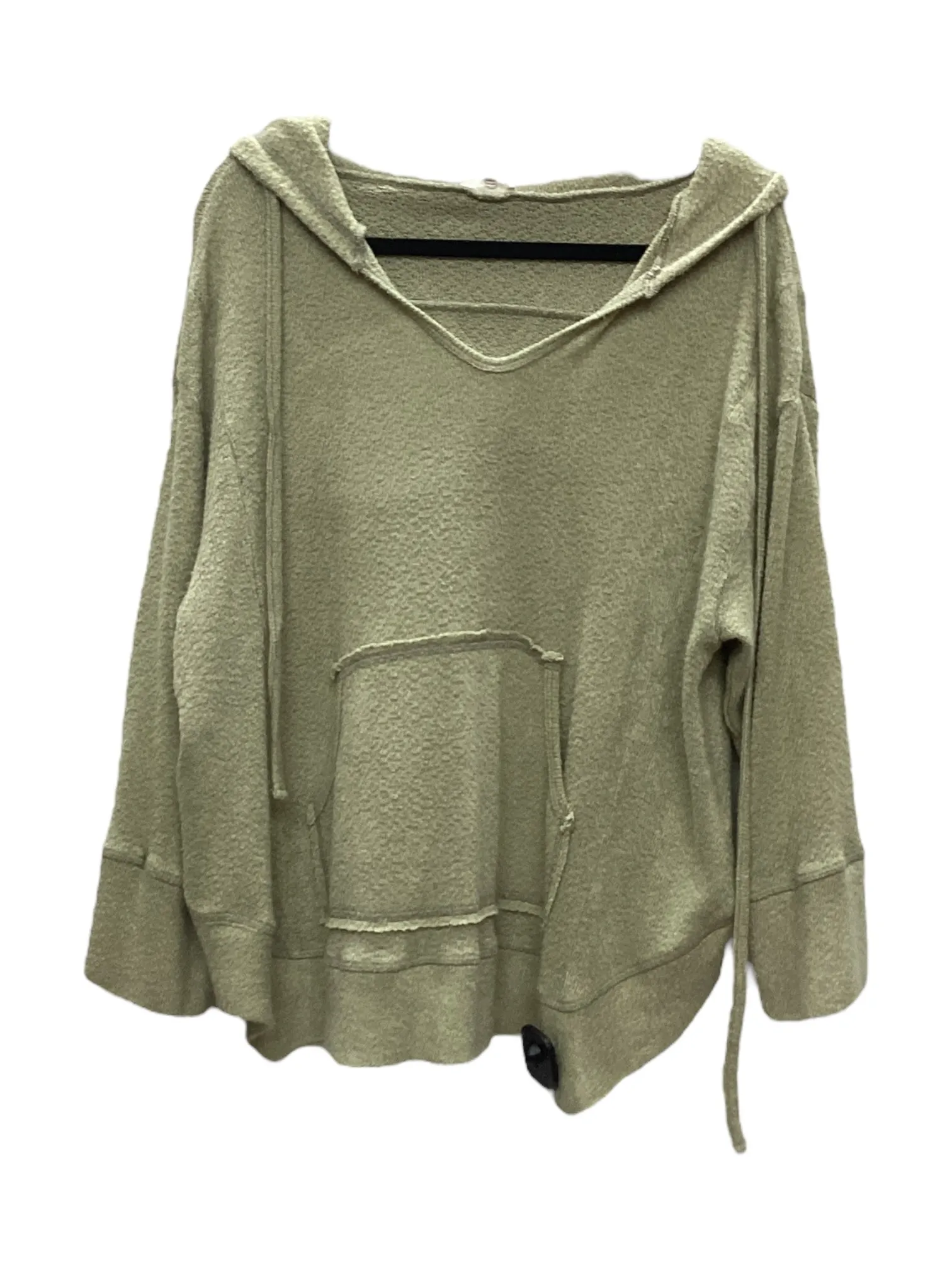 Sweatshirt Hoodie By Easel In Tan, Size: S LightweightKnit Ice Fit