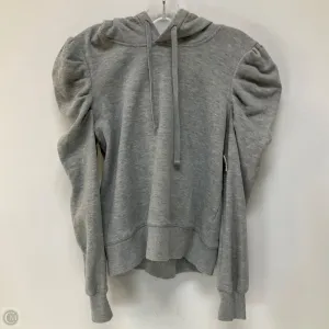 Insulated Outerwear Sweatshirt Designer By Rebecca Minkoff In Grey, Size: Xs