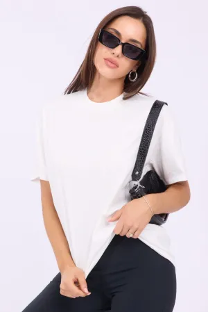 White Loose Fit T-Shirt Urban Pulse