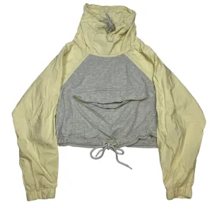 Athletic Sweatshirt Hoodie By We The Free In Grey & Yellow, Size:M Flash Core