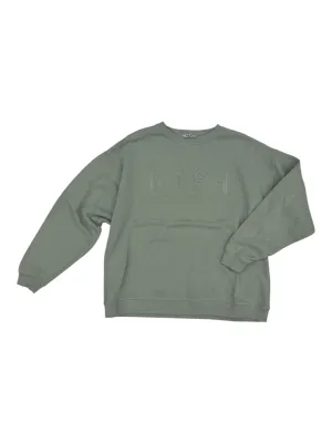 Sweatshirt Crewneck By Clothes Mentor In Green, Size:L Lounge Gear