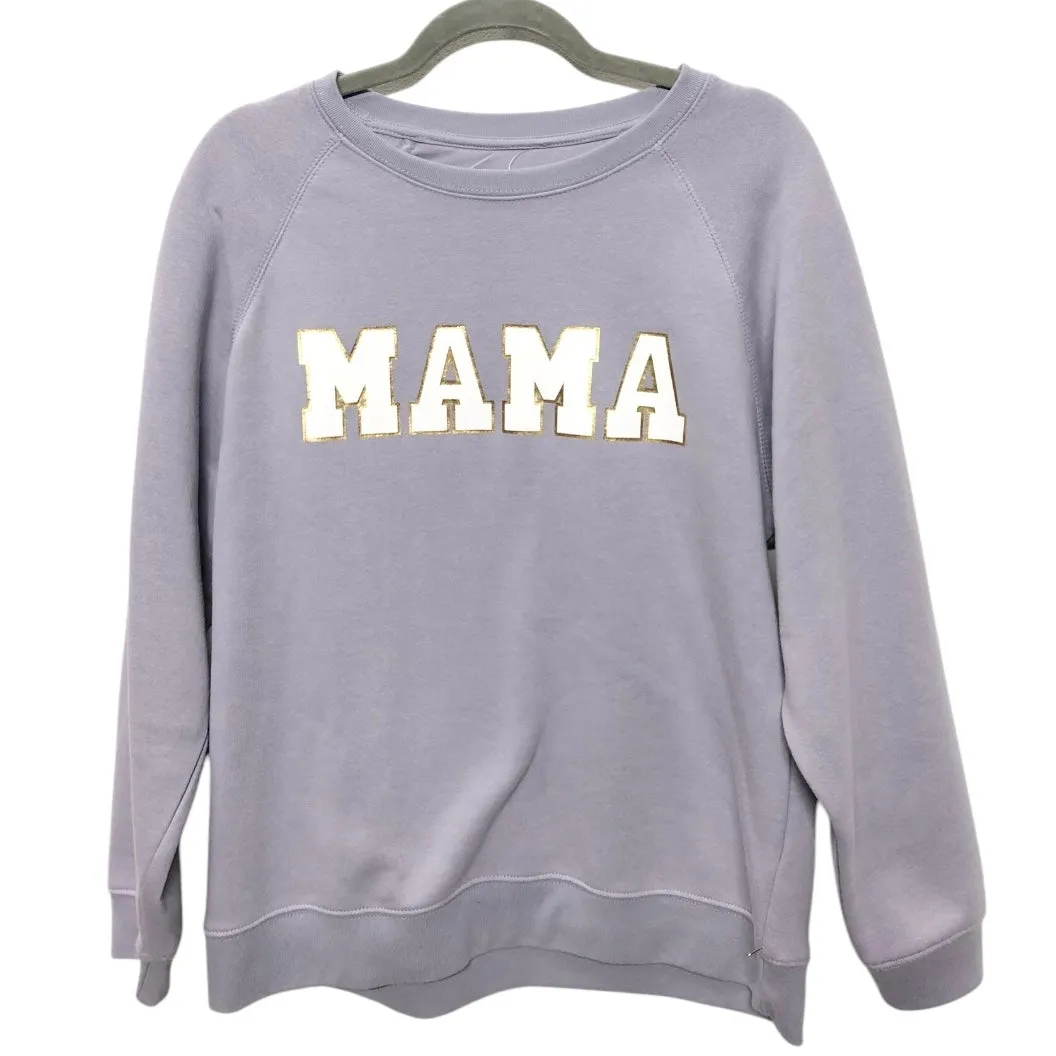 Relaxed Style Sweatshirt Crewneck By Cmc In Purple, Size:S