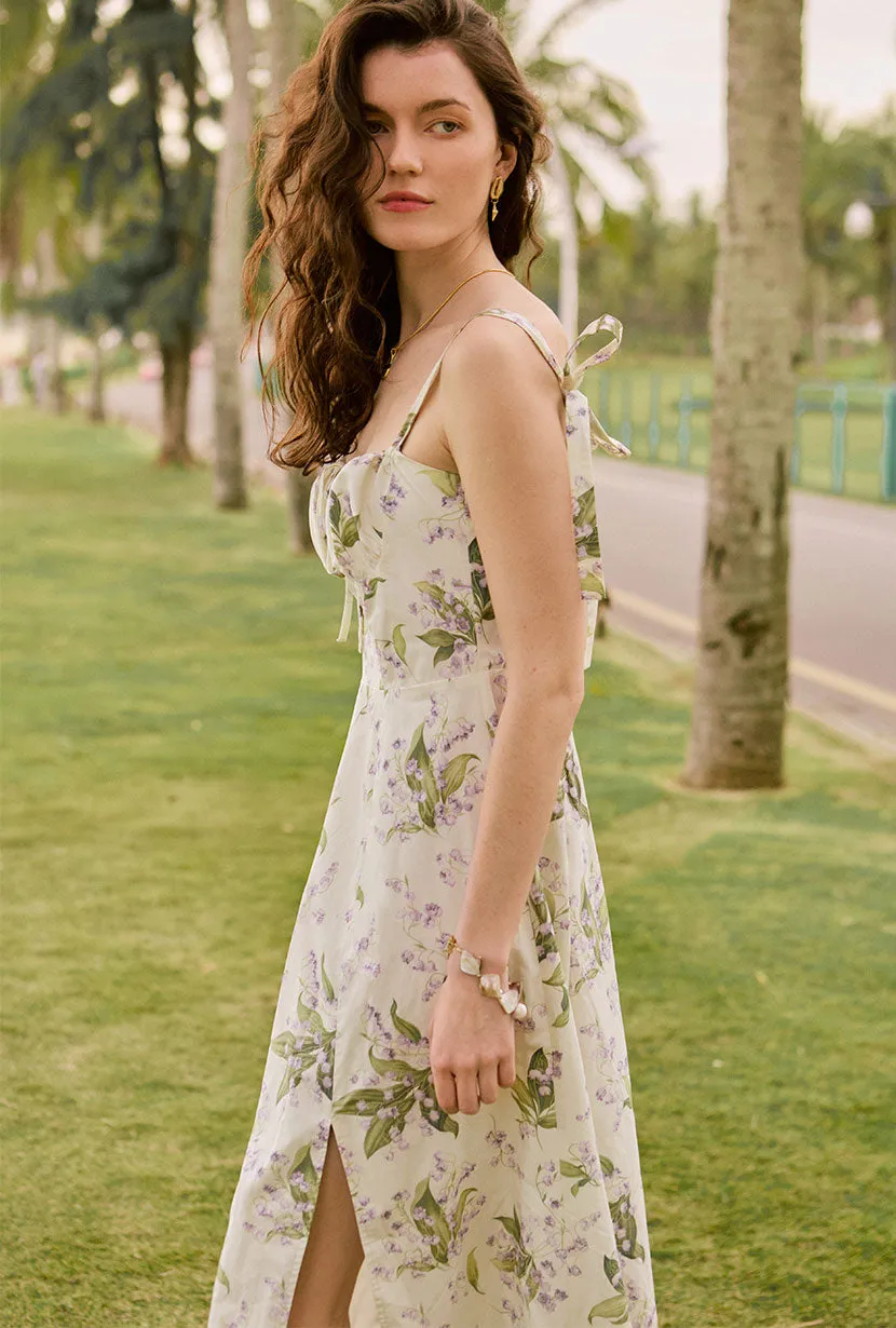 Kirsten Dress - Cream Floral Dance Light Comfortable Shoes