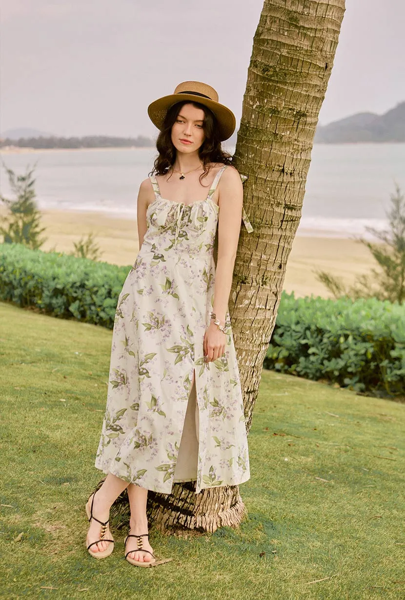 Tale Core Fantasy Mood Kirsten Dress - Cream Floral