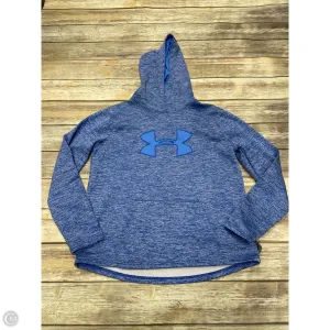 Motion Core Athletic Sweatshirt Hoodie By Under Armour In Blue, Size: L