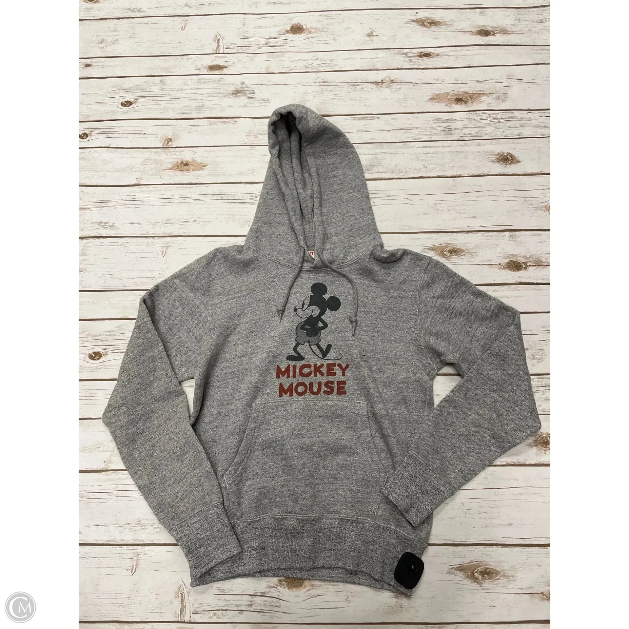 Sweatshirt Hoodie By Disney Store In Grey, Size: Xs Rustic Ease Layering Wear