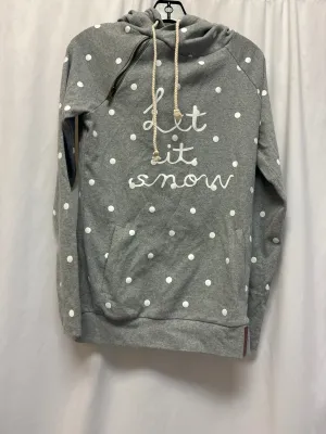 Modern Fashion Sweatshirt Hoodie By Clothes Mentor In Grey, Size: Xs