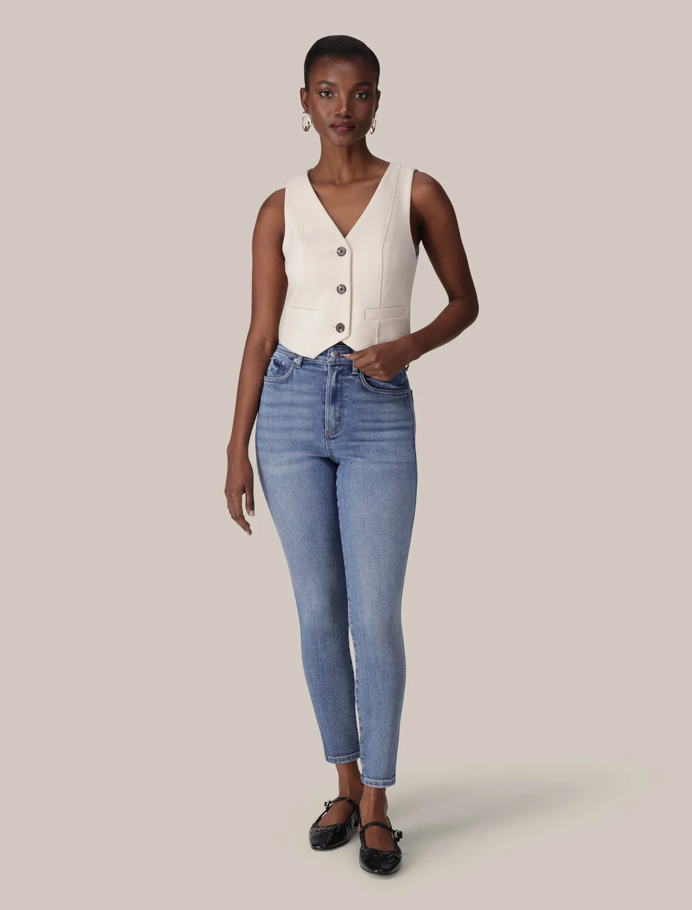 Hayley High-Rise Sculpt Jeans Comfy Wear