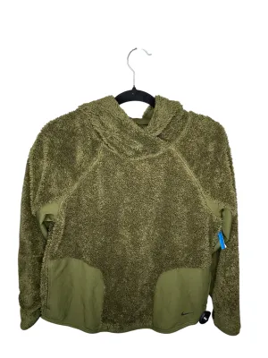 Winter Layer Athletic Sweatshirt Hoodie By Nike In Green, Size: S