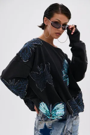 Timeless Wear WORLD'S BEST EX GIRLFRINED OVERSIZED SWEATSHIRT