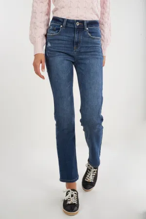 Sustainable Weekend Getaway Jeans jambe droite ?? effet d??chir?? - EP3581 - (E-C17)