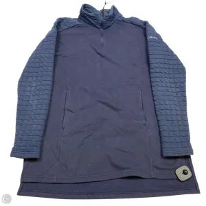 Outdoor Gear Insulated Jacket Athletic Sweatshirt Collar By Columbia In Blue, Size: S