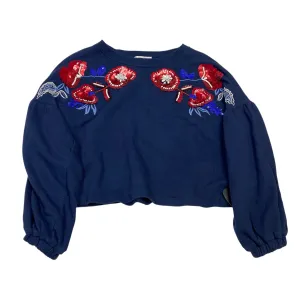 Sweatshirt Crewneck By Parker In Navy, Size:Xs AntiPilling Fabric