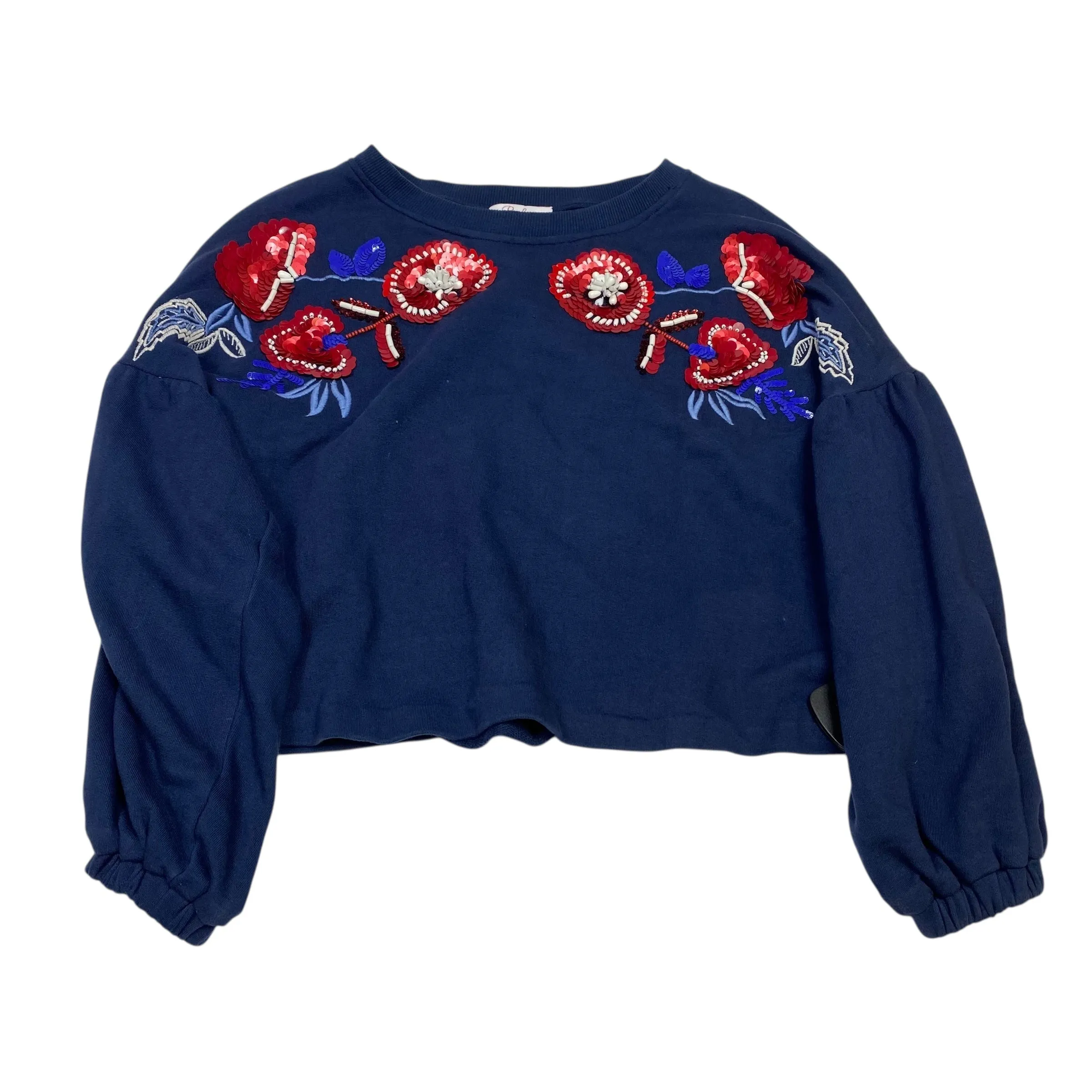 Sweatshirt Crewneck By Parker In Navy, Size:Xs AntiPilling Fabric