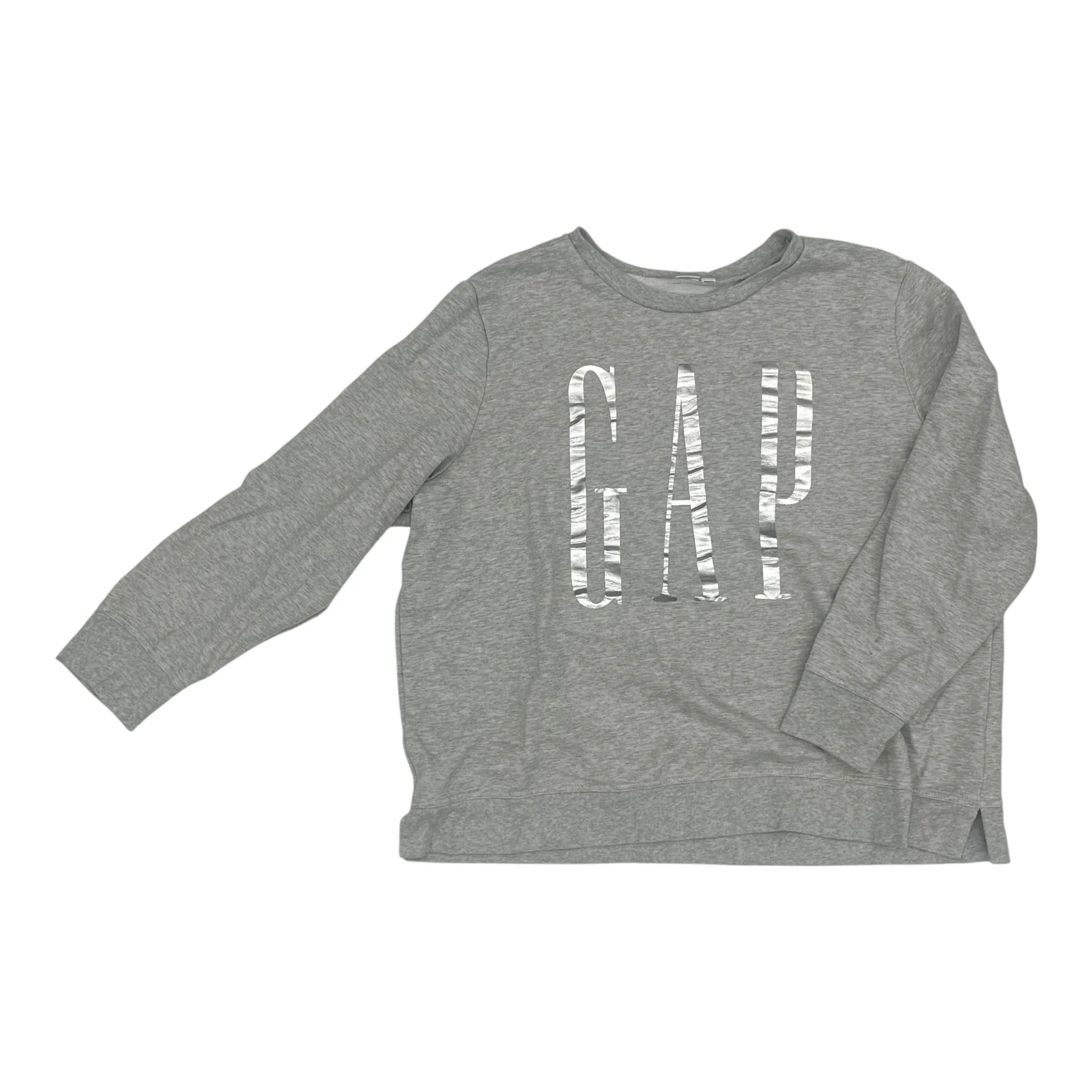 WaterRepellent All-Day Fit Sweatshirt Crewneck By Gap In Grey, Size:Xxl