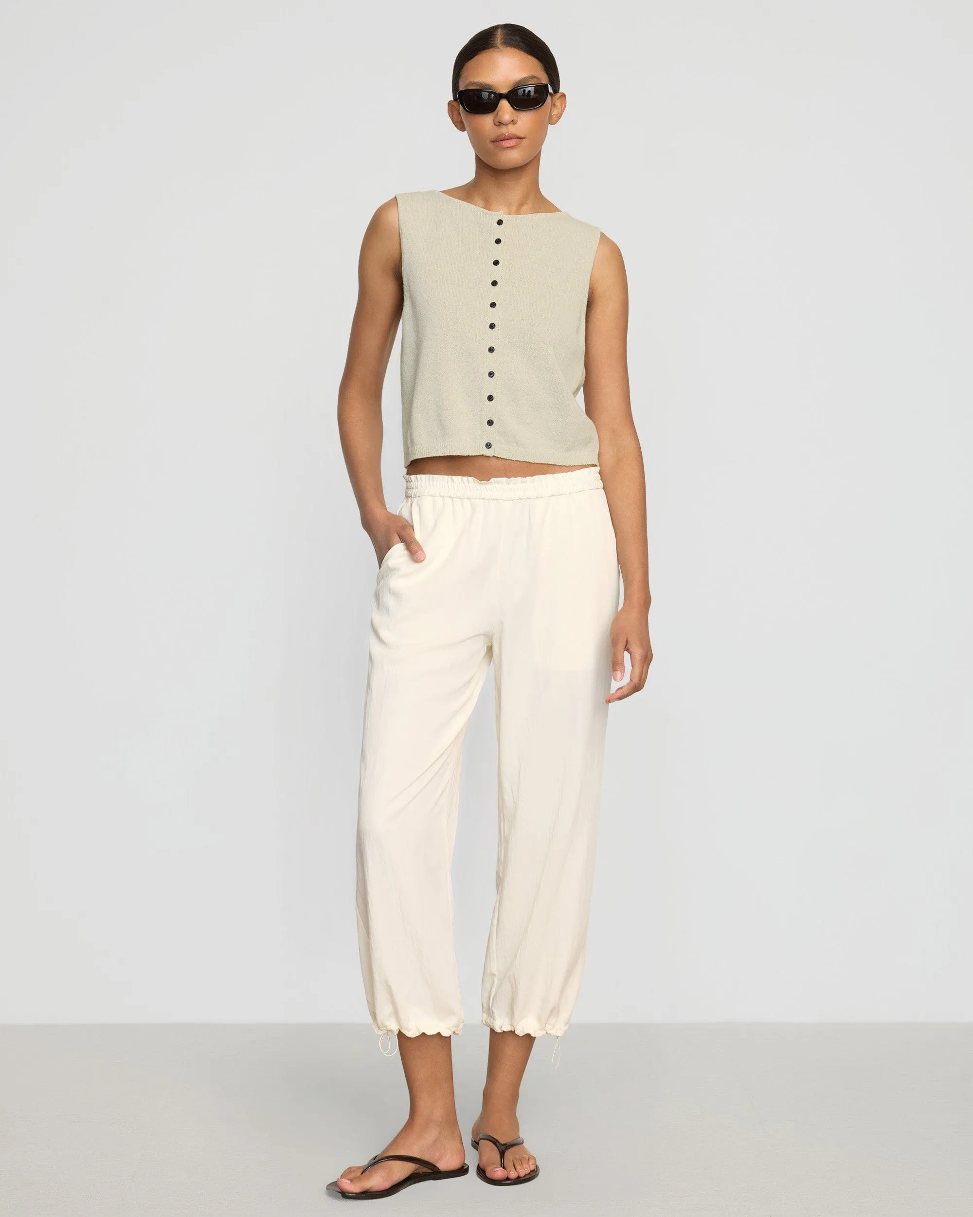 Non Iron Technology Core Utility Rio Drawstring Stretch-Waist Pant