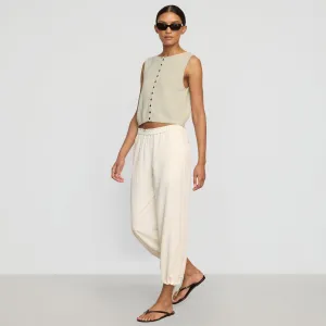 All Time Use Rio Drawstring Stretch-Waist Pant