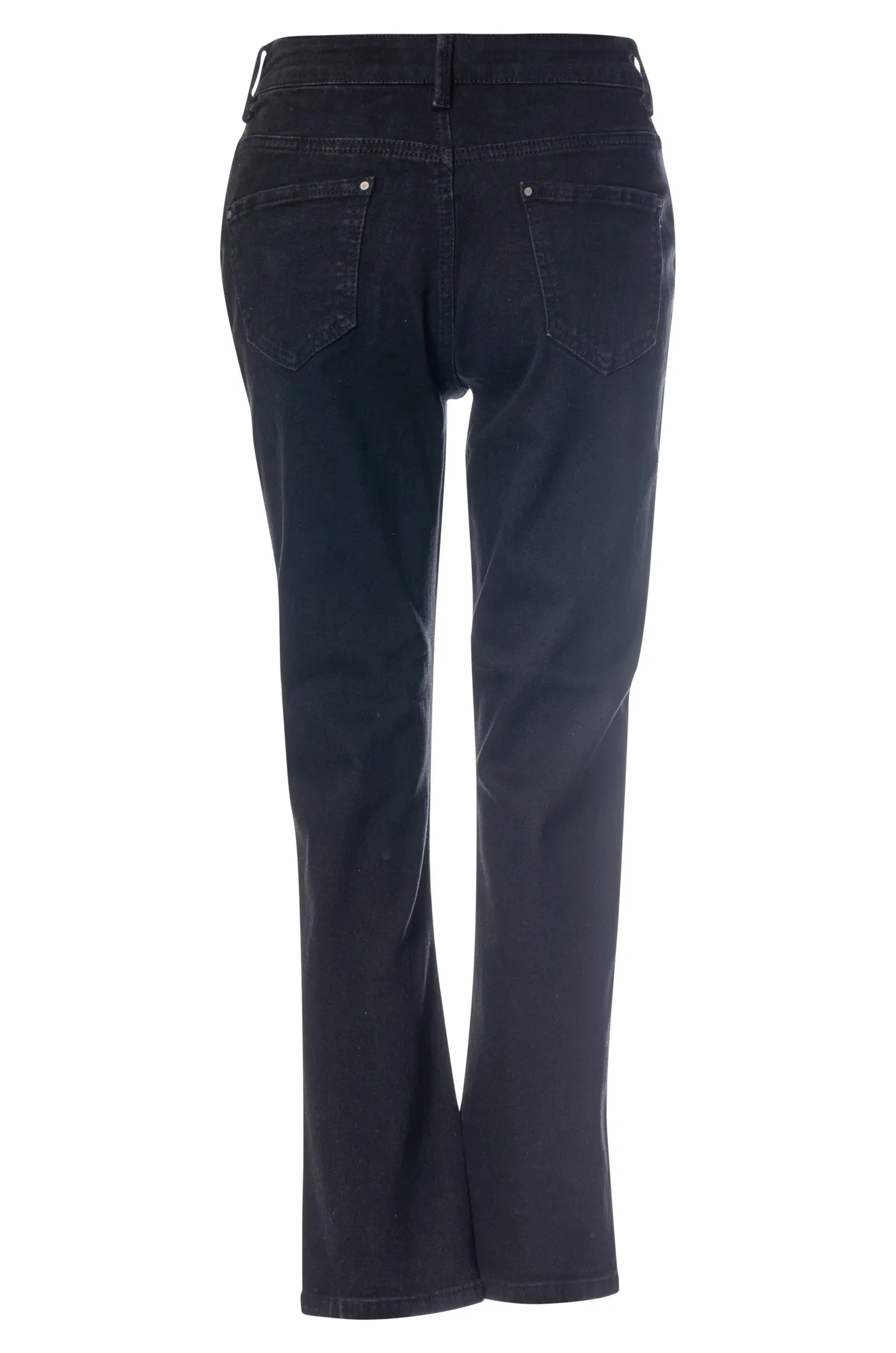 Basic Comfort Friction Free Inner Lining Wonder Denim Xtra Short Jeans | Black Wash | 6604ZZ