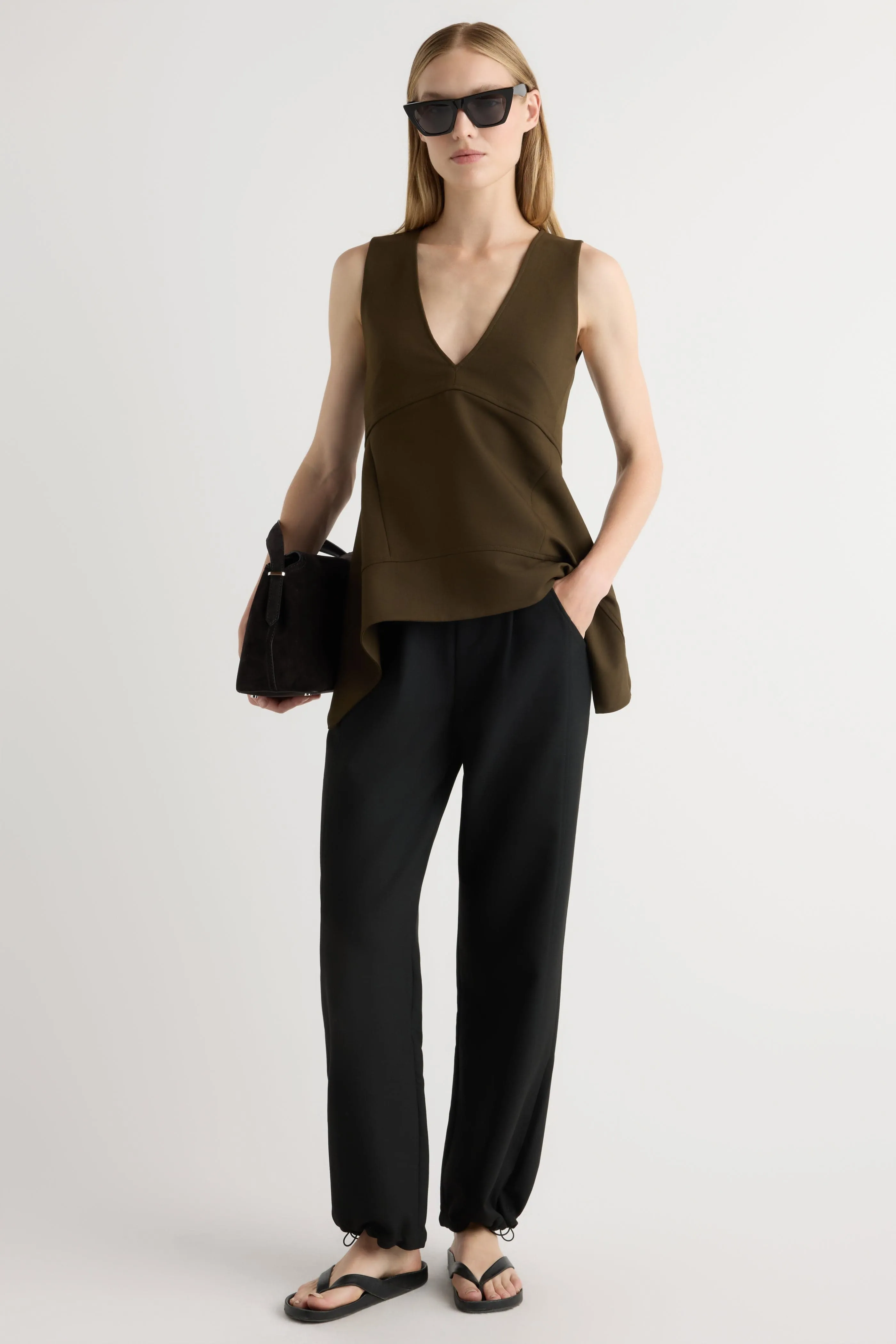 Lynda Tailored Pant (No Cargo Pocket) Casual Comfort SoftCottonBlend