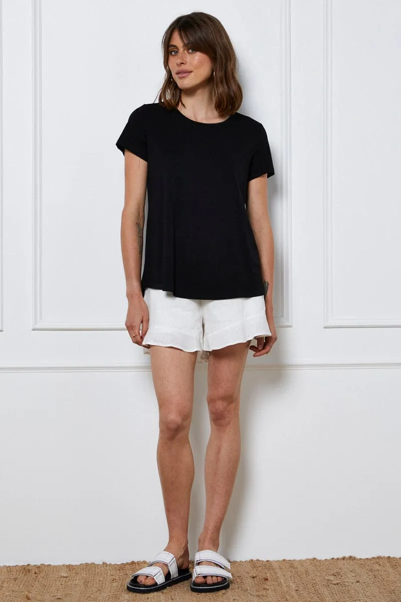 Timeless Wear Black T-Shirt Short Sleeve