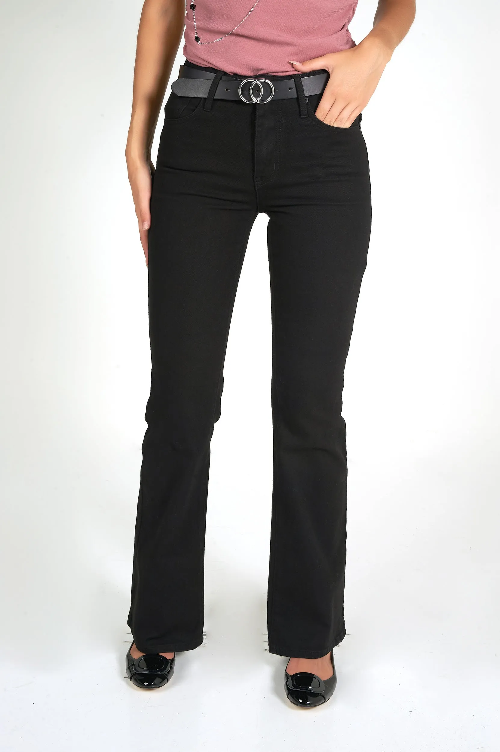 Timeless Outfit Jean ?? jambe ??vas??e - CJ25684FB10 - (E-C15) - VENTE FINALE