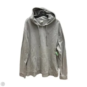 Athletic Sweatshirt Hoodie By Clothes Mentor In Grey, Size: 3x Swim Easy