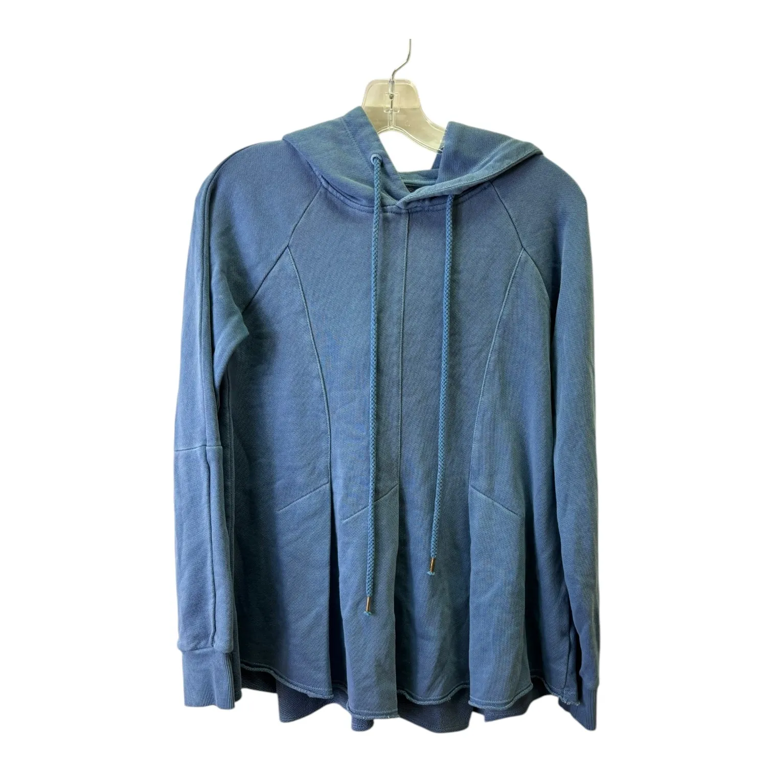 Athletic Sweatshirt Hoodie By Pilcro In Blue, Size:Xs Campus Vibe Design Glow
