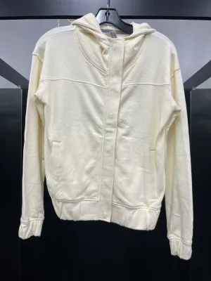 Cream Sweatshirt Hoodie Alternative, Size S Quick Core