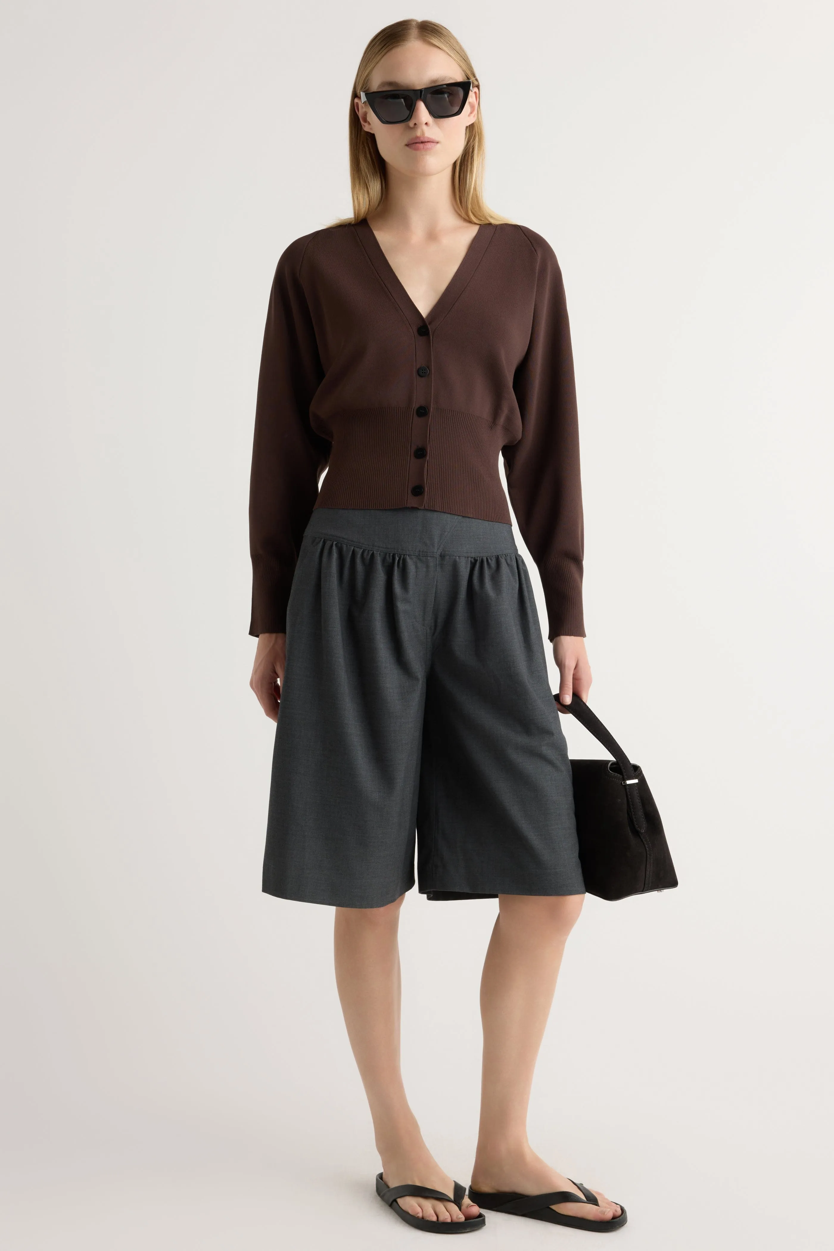 Carson Button-Front Cardigan Knitted Fashion Chilly Weather Wear